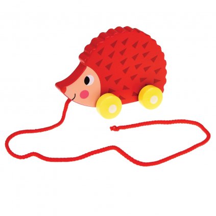 Dřevěná tahací hračka - ježek Ella The Hedgehog