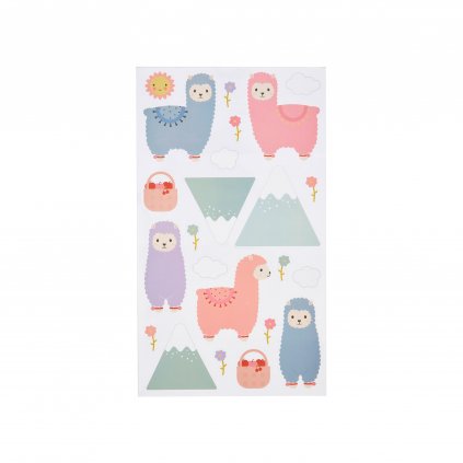 YEE004 A Little Llama Wall Stickers