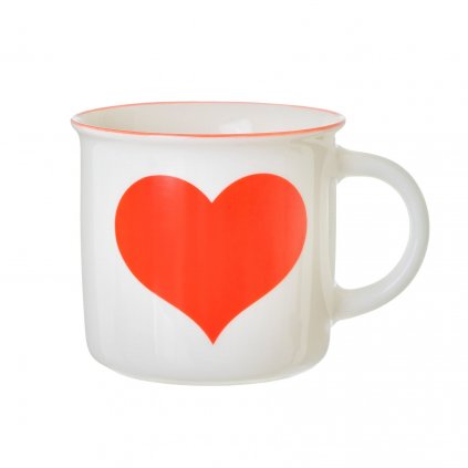 GDC009 Red Love Heart Mug B