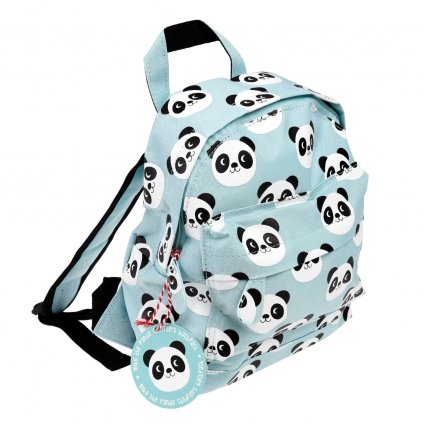 Světle modrý dětský batoh s motivy pandy Miko The Panda