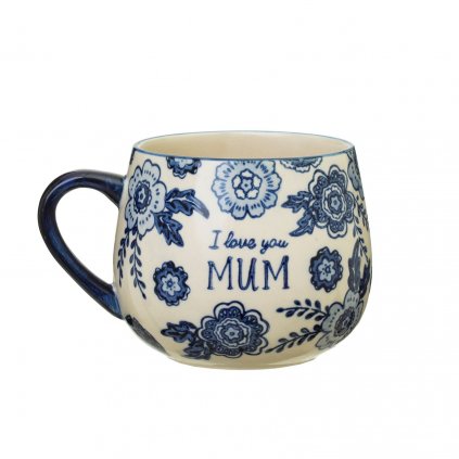 IRIS033 Blue Willow Mum Mug A