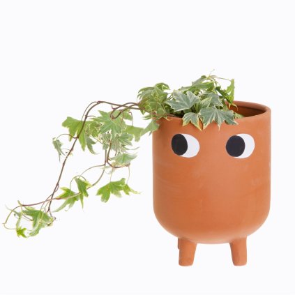 TEN022 A Big Leggy Terracotta Planter