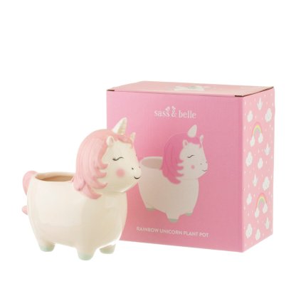 XDC305 A DreamingUnicorn Planter Side