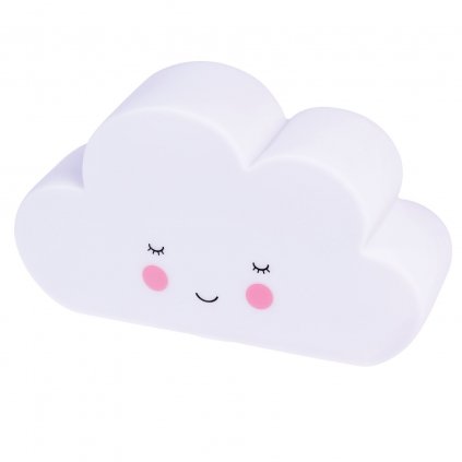 Dětské noční LED světýlko s vypínačem ve tvaru mráčku White Cloud
