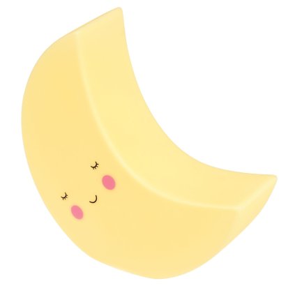 Dětské noční LED světýlko s vypínačem ve tvaru měsíce Moon Night