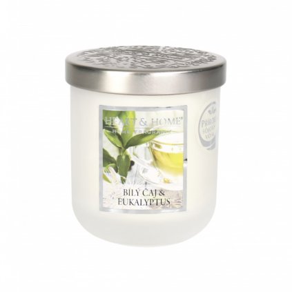 Střední svíčka Bílý čaj & Eukalyptus 110g