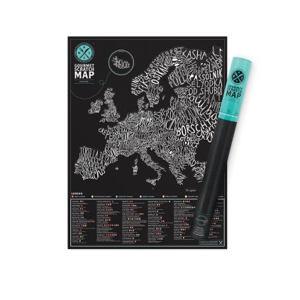 GOURMET SCRATCH MAP 1