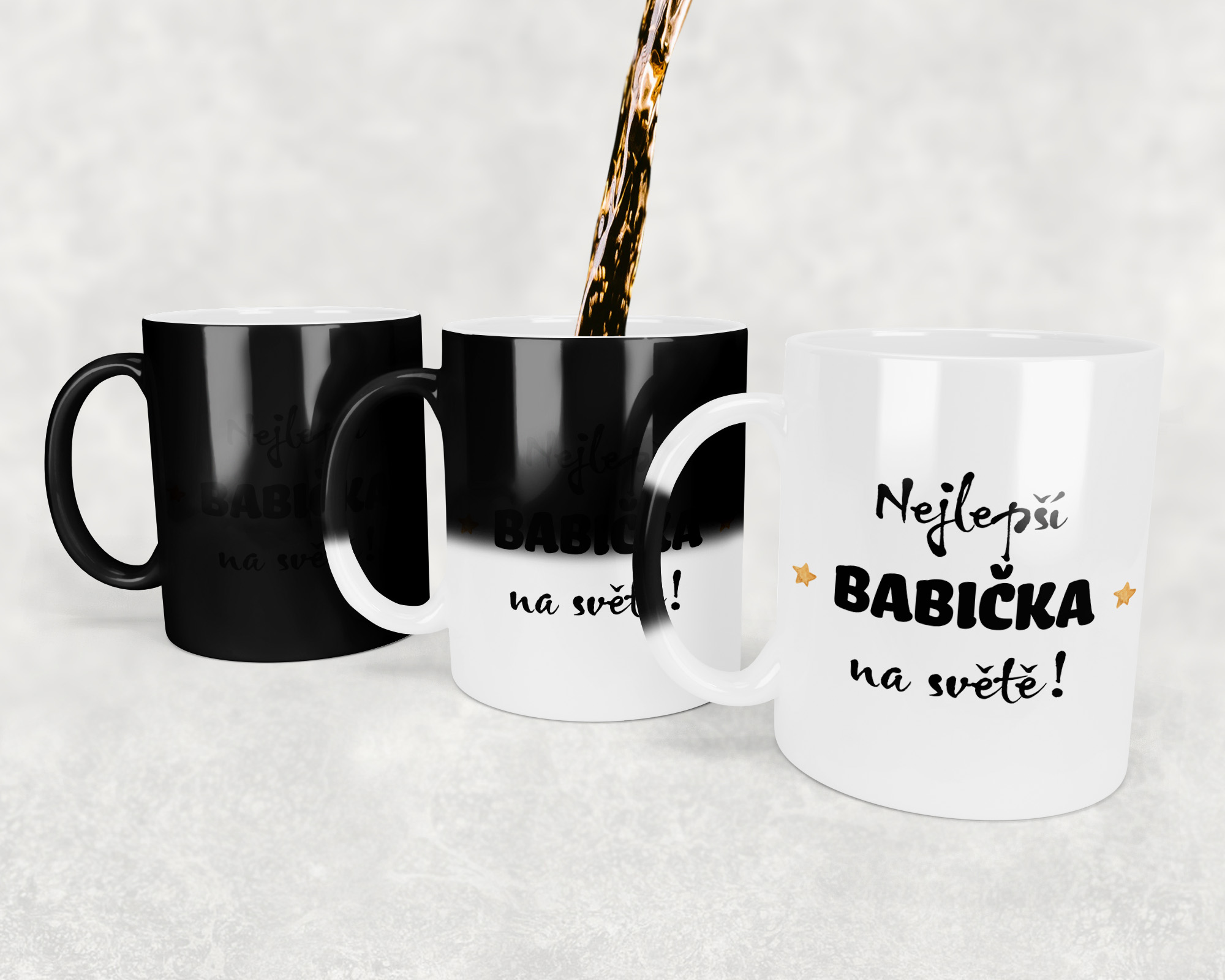 Domovi Měnicí hrnek Nejlepší babička na světě 330ml
