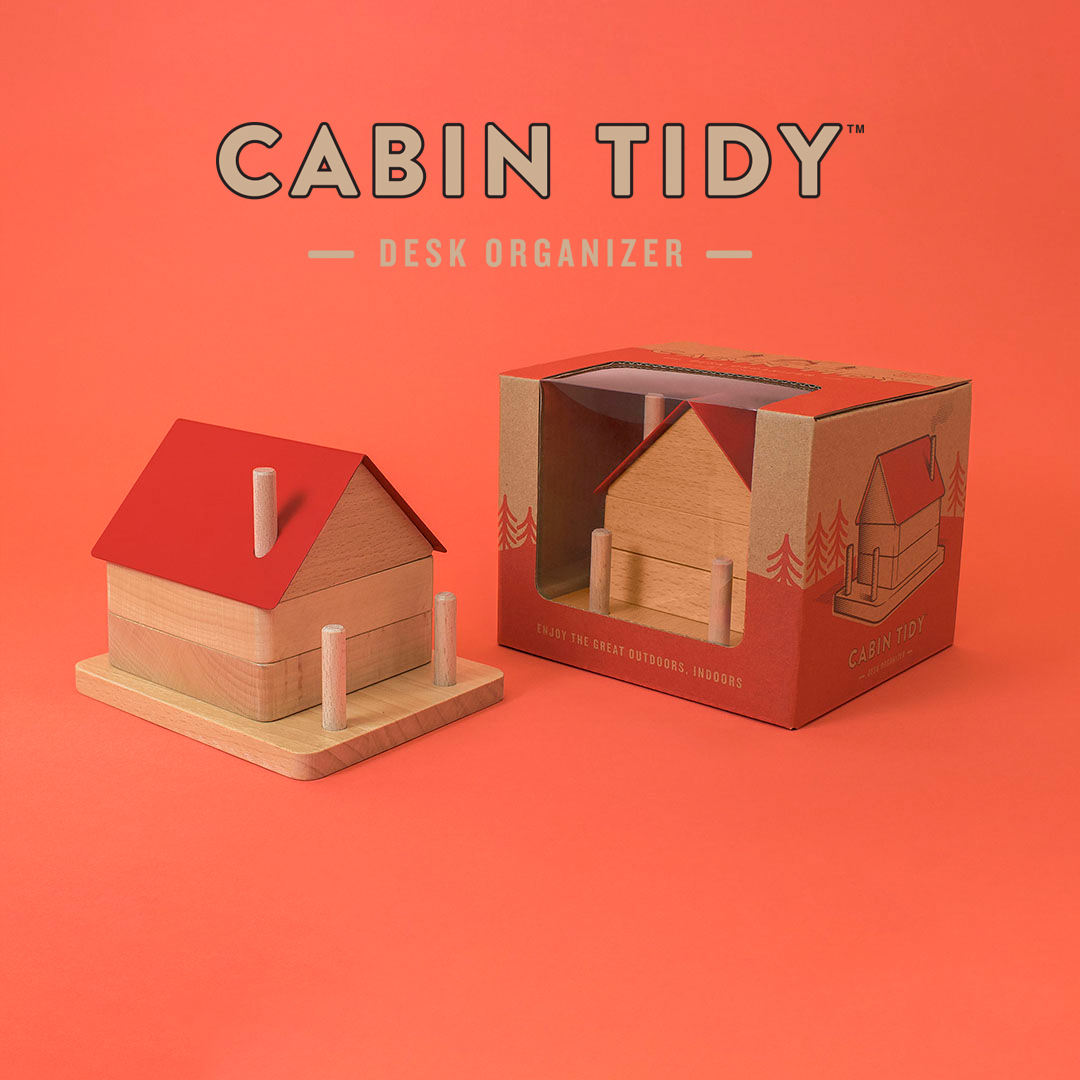 Luckies Stolní organizér ve tvaru chaty Cabin Tidy