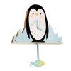 1359 detske nastenne hodiny ve tvaru tucnaka milo the penguin