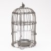 1452 1 dekorativni zavesny kovovy svicen ve tvaru ptaci klece