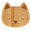JQY002 A Woodland Fox Bamboo Plate