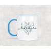 Plastový hrnek s vlastním jménem s barevným srdíčkem 330ml (Barva ucha a zevnitř Bílá)