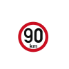Samolepka Na Auto - 90 km