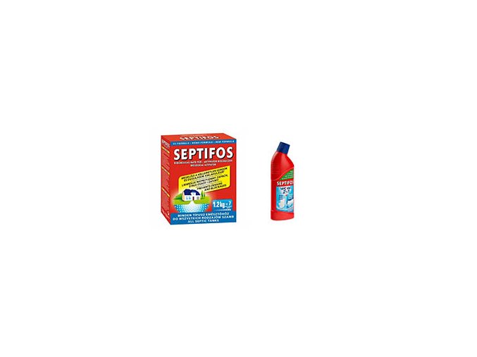 AKCE - Septifos 1,2 kg + SEPTIBIO WC GEL 750 ml 3v1