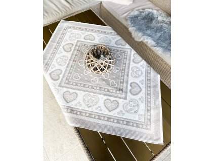 Gobelínové obrusy a obliečky Montage Beige (Veľkosť malá štóla 40x100)