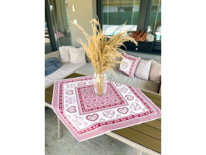 Gobelínové obrusy NEW HOME červený (Veľkosť stolové prestieranie 35x50)