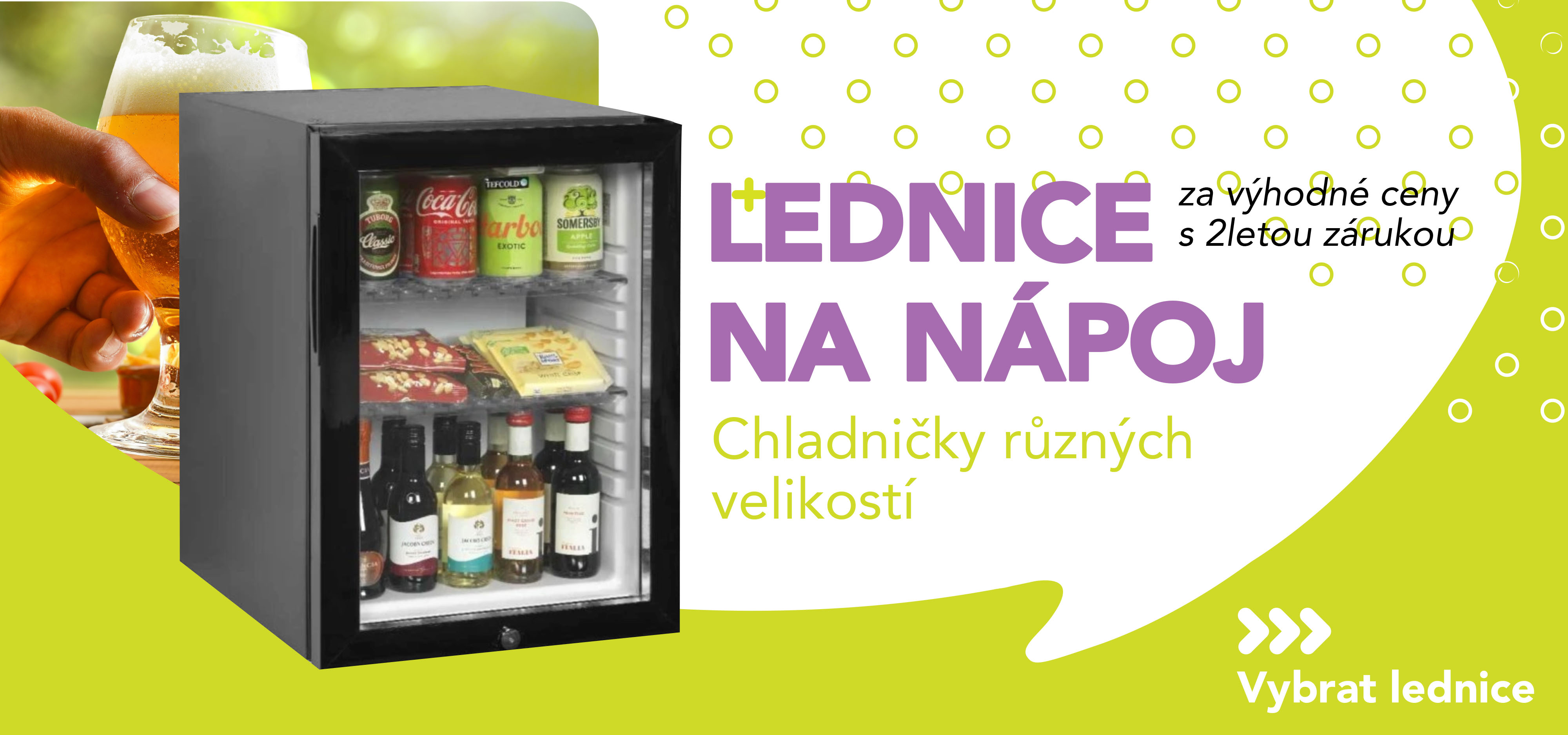 Lednice na nápoje