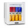 8286 mini lednice klarstein brooklyn 23l silver