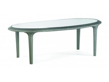 Sullivan Island Oval Dining Table 220x110 Pale Gold 6x1.6 0325