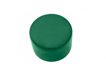 Čepička plastová zelená kulatá 48 mm