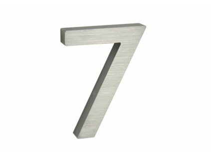 Domovní číslo - 7, STŘÍBRNÉ 3D