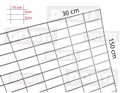 Gabionové sítě 10x5cm