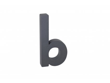 Domovní číslo - b, ANTRACIT 3D, 100 mm