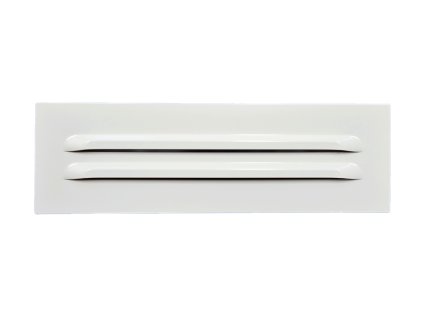 Větrací mřížka bílá 260x80 mm žaluzie 1