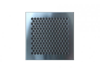 DOMYS e-shop: Větrací mřížka 26x26 cm HEXA hliníková