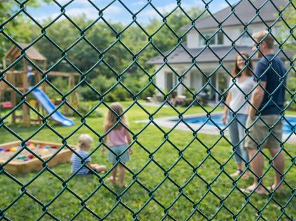 poplastované pletivo zelené pvc