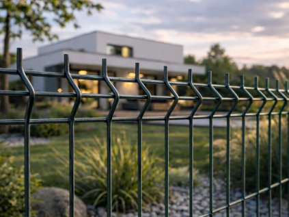 Plotový panel 3D antracit - ilustrační foto