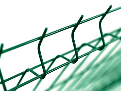 plotový panel 3D zelený s prolisem