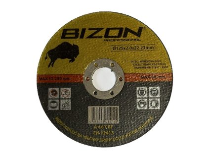 Řezný kotouč 125x2,0 mm BIZON