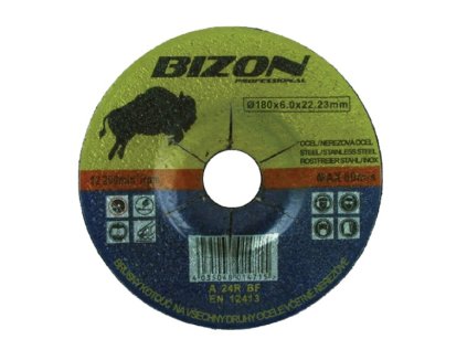 Brusný kotouč na kov 180x6 mm BIZON