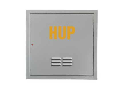 Dvířka plynoměru 30x30 cm ŠEDÁ RAL 7035