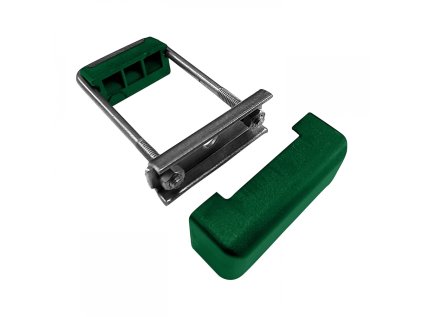 prichytka panelu pro nerez pvc pro obdelnikove sloupky pilodel 60 x 40 mm zelena 8595068453100