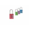 Hliníkový visací kódový zámek - červený