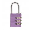Hliníkový visací kódový zámek (malý) - fialový