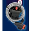 Lankový zámek pro uzamykání více kol RL511 - čirý