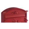Pošovní schránka ASHFORD červená pozinkovaná