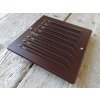 DOMYS e-shop: Stavební, fasádní průvětrník hnědá 150x150 mm