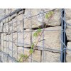 Stěna z gabionových košů 10x10 cm 1