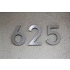 Domovní číslo STŘÍBRNÉ 3D