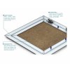DOMYS e-shop: Revizní dvířka do SDK vyndávací prachotěsná RDLp 400x600x12.5 mm GKBi US (V)