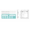 DOMYS e-shop: Revizní dvířka do SDK vyndávací prachotěsná RDLp 400x600x12.5 mm GKBi US (V)