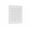 Větrací mřížka s rámečkem uzavíratelná 150x150 bílá