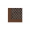 DOMYS e-shop: Větrací mřížka 50x26 cm HEXA hliníková - hnědá