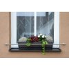 DOMYS e-shop: Zábrana truhlíku - na fasádu, nastavitelná 2000-2500 mm