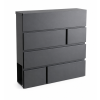 Poštovní schránka Bricks antracit